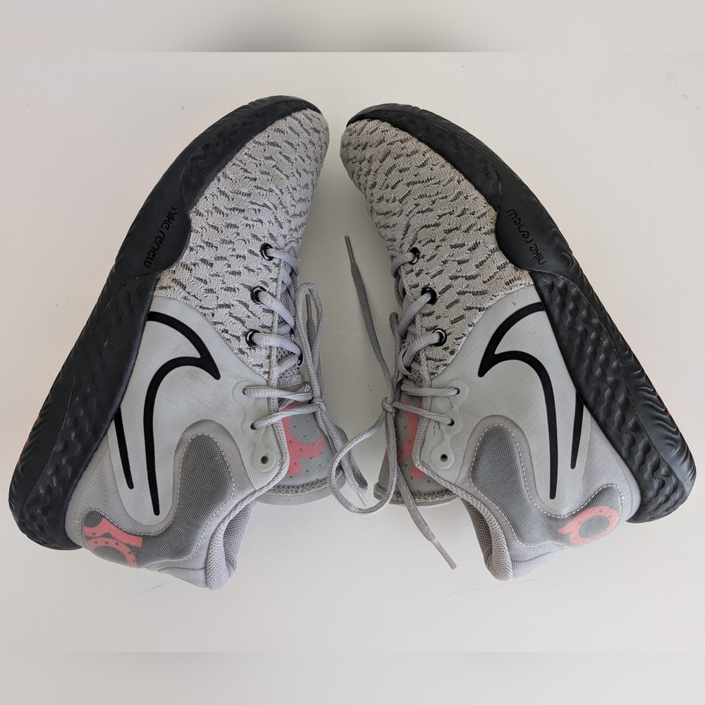 Nike KD Trey 5 VIII Shoes Hi-Top  Sneakers Light Smoke Gray Men's Size 10 - Picture 3 of 14